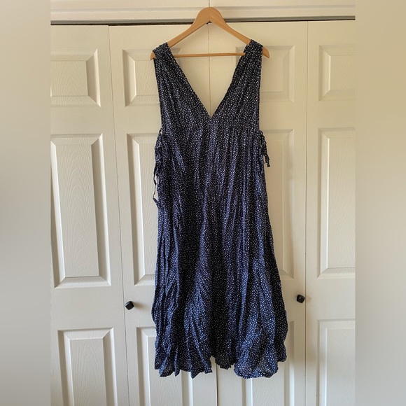 J. Crew Side-Tie Beach Dress in Dot - Picture 4 of 7